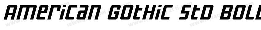 American Gothic Std Bold字体转换